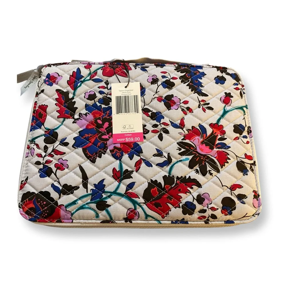 NWT Vera Bradley Vineyard Tablet Organizer